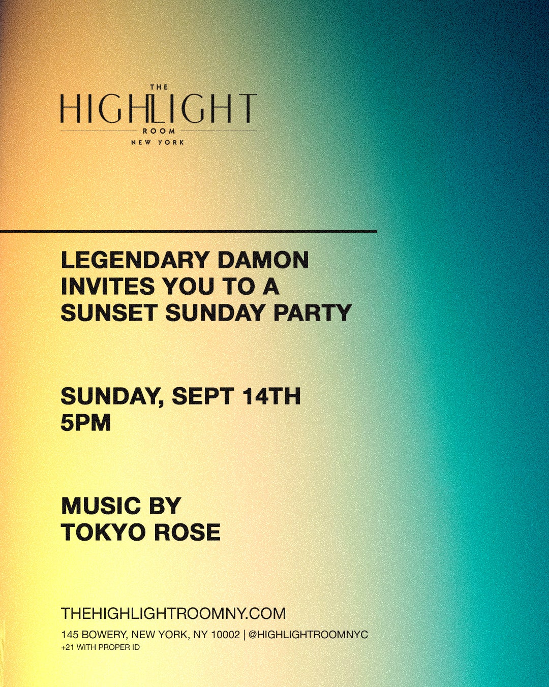 Artist Image - Sunset Sunday