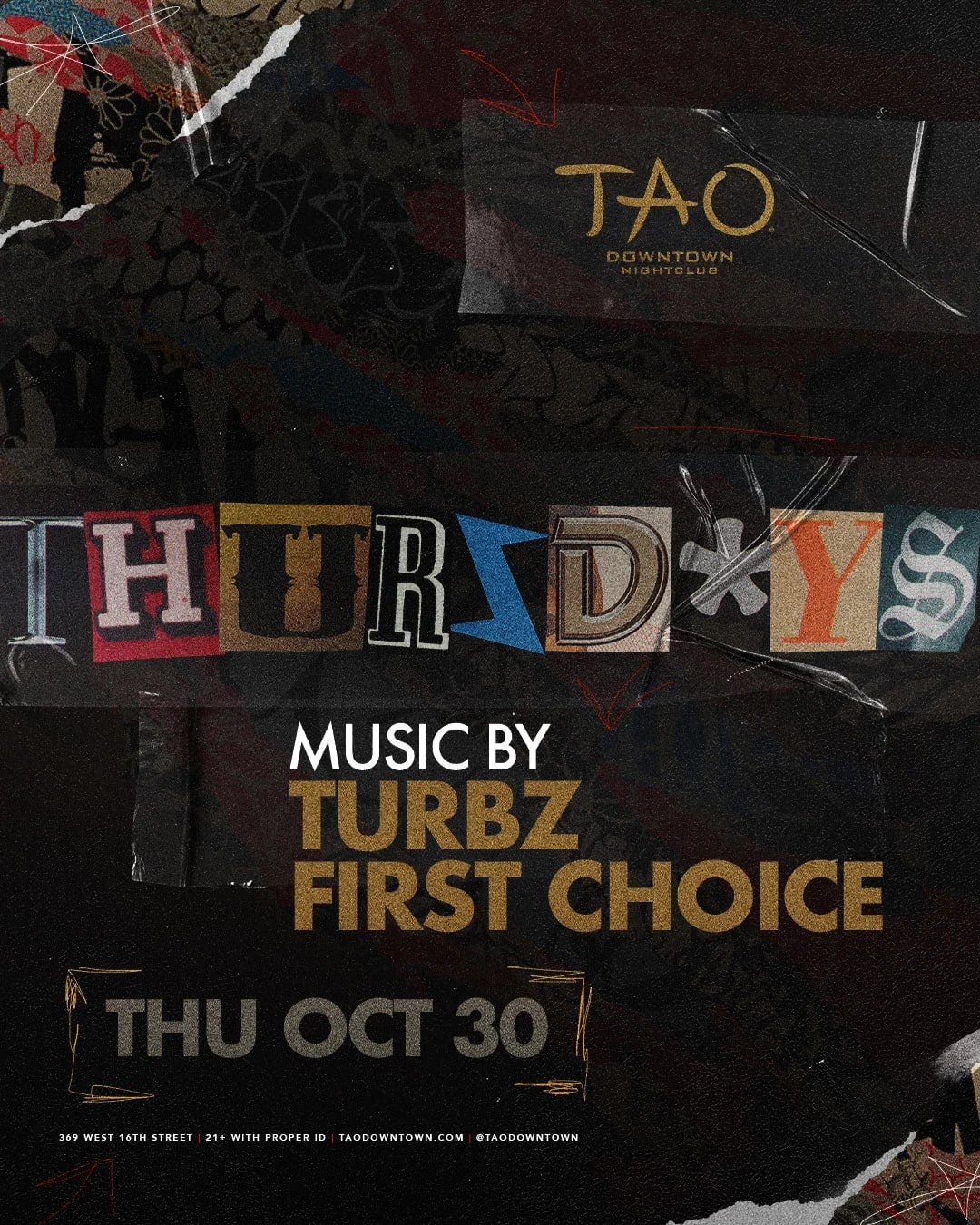 10/30/2025 – Turbz – TAO Downtown Nightclub