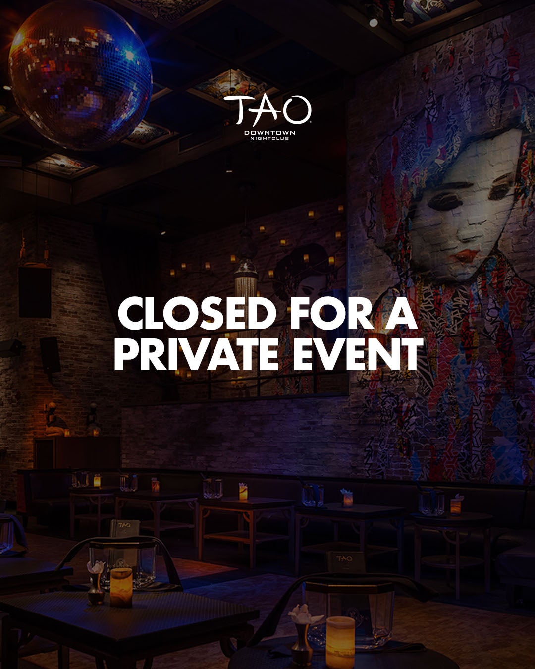 Artist Image - Closed For A Private Event