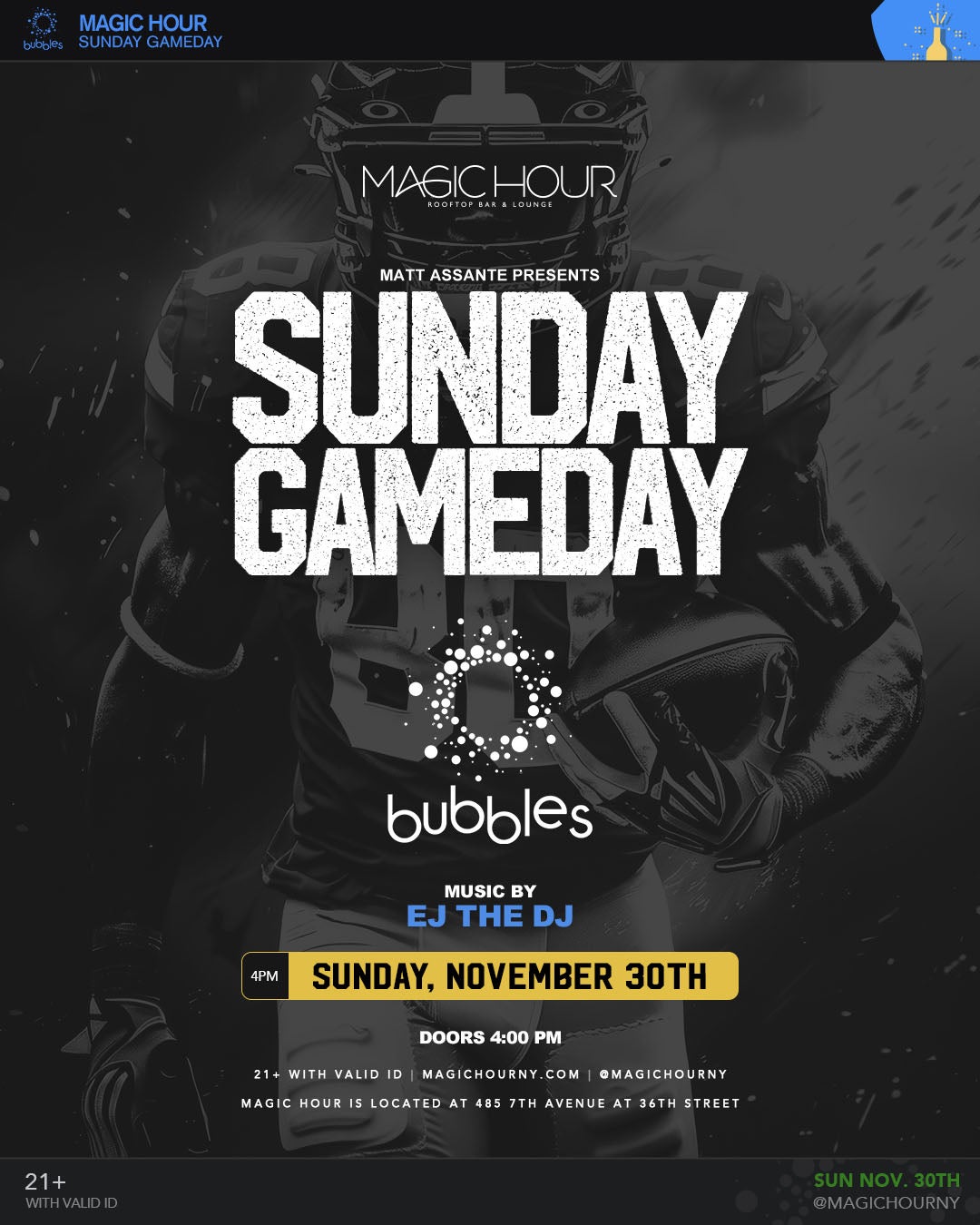 11/30/2025 – EJ The DJ – Magic Hour Rooftop