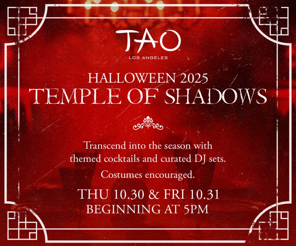 TAO Temple of Shadows Halloween 2025