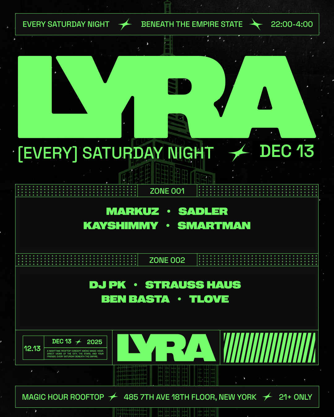 12/13/2025 – Lyra Rooftop Party – Magic Hour Rooftop