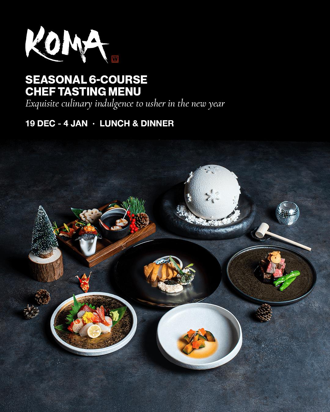 Seasonal 6-Course Chef Tasting Menu
