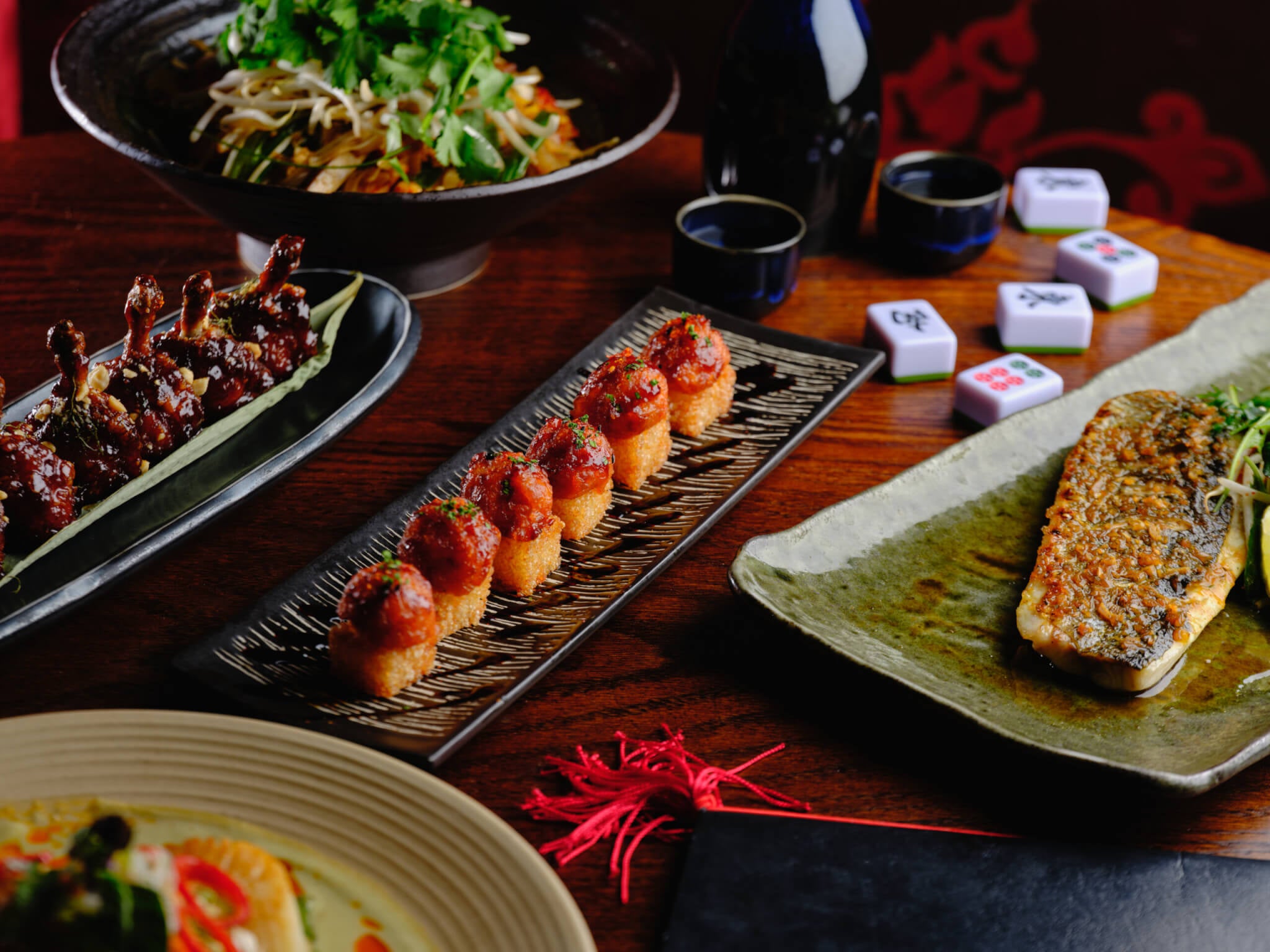 Various dishes from TAO