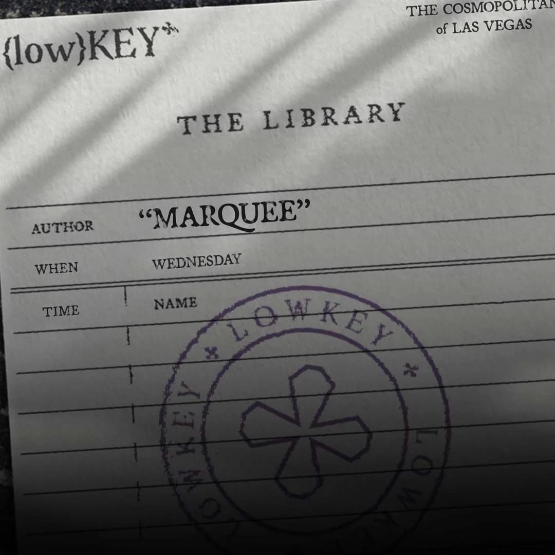 3/25/2026 – Lowkey in the Library – Marquee Nightclub