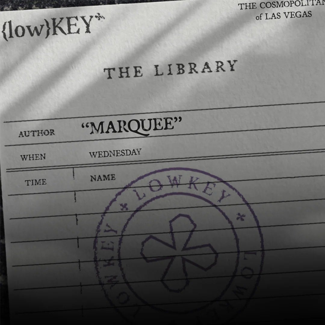 4/29/2026 – Lowkey in the Library – Marquee Nightclub