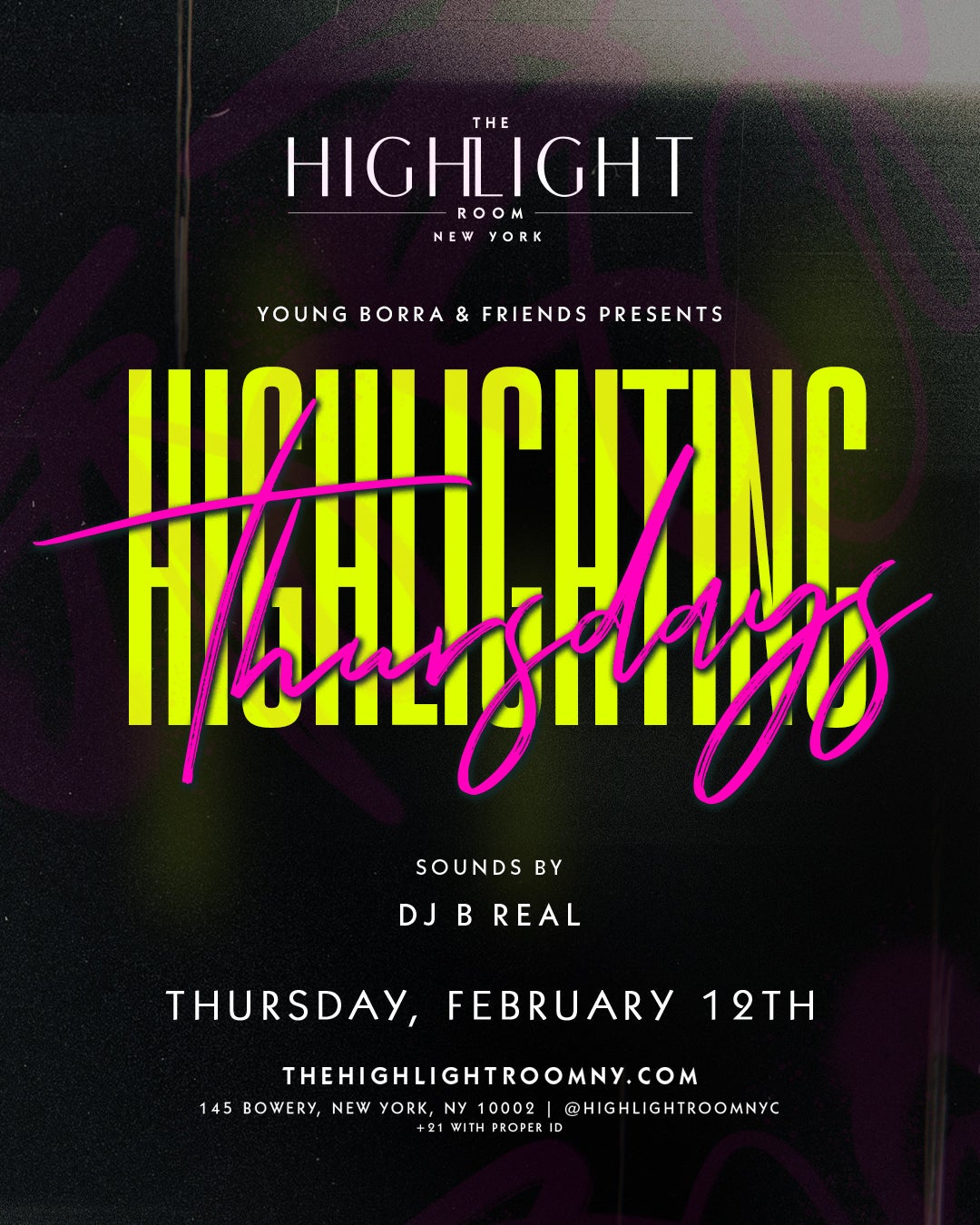 2/12/2026 – DJ B Real – The Highlight Room