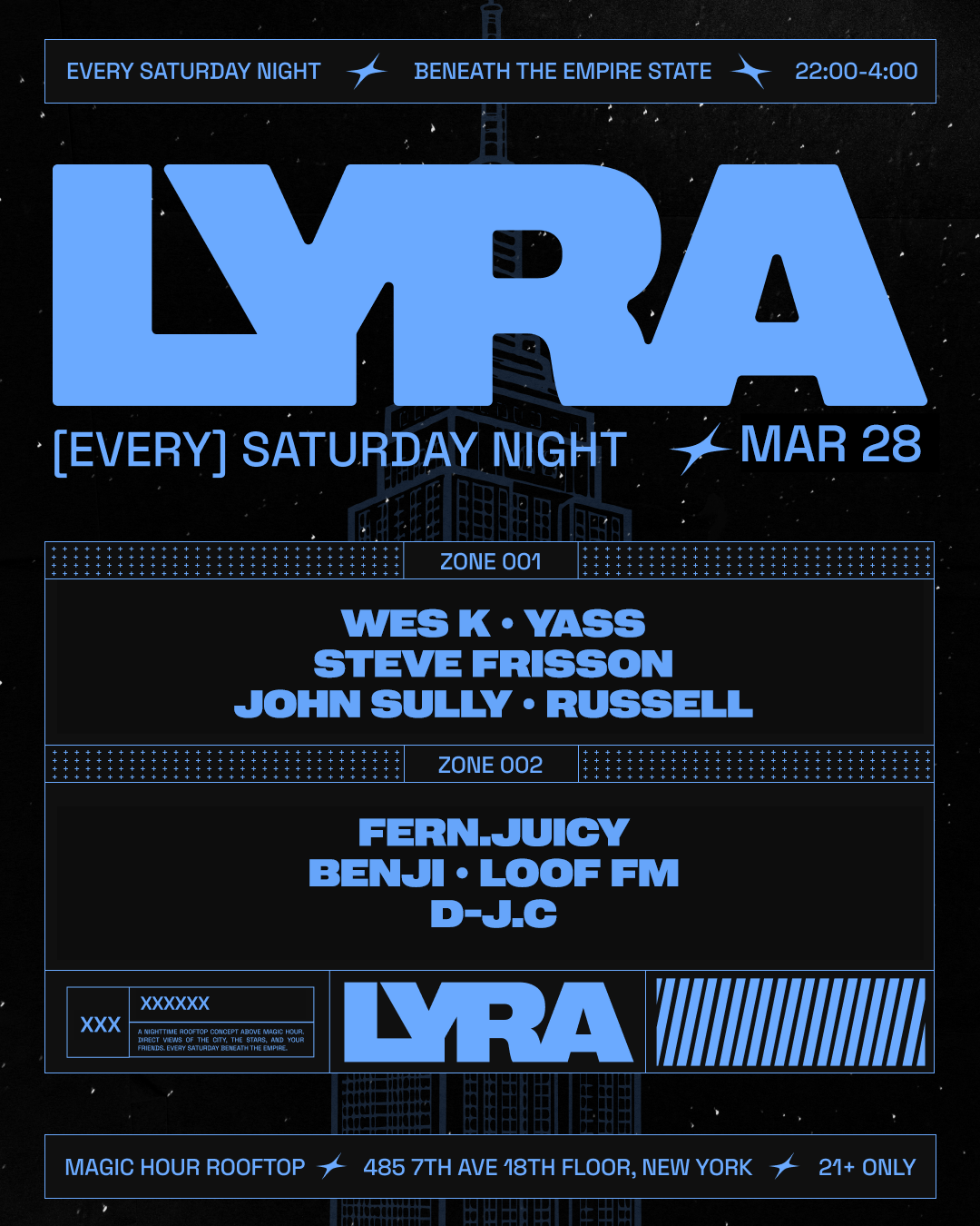 3/28/2026 – Lyra Rooftop Party – Magic Hour Rooftop