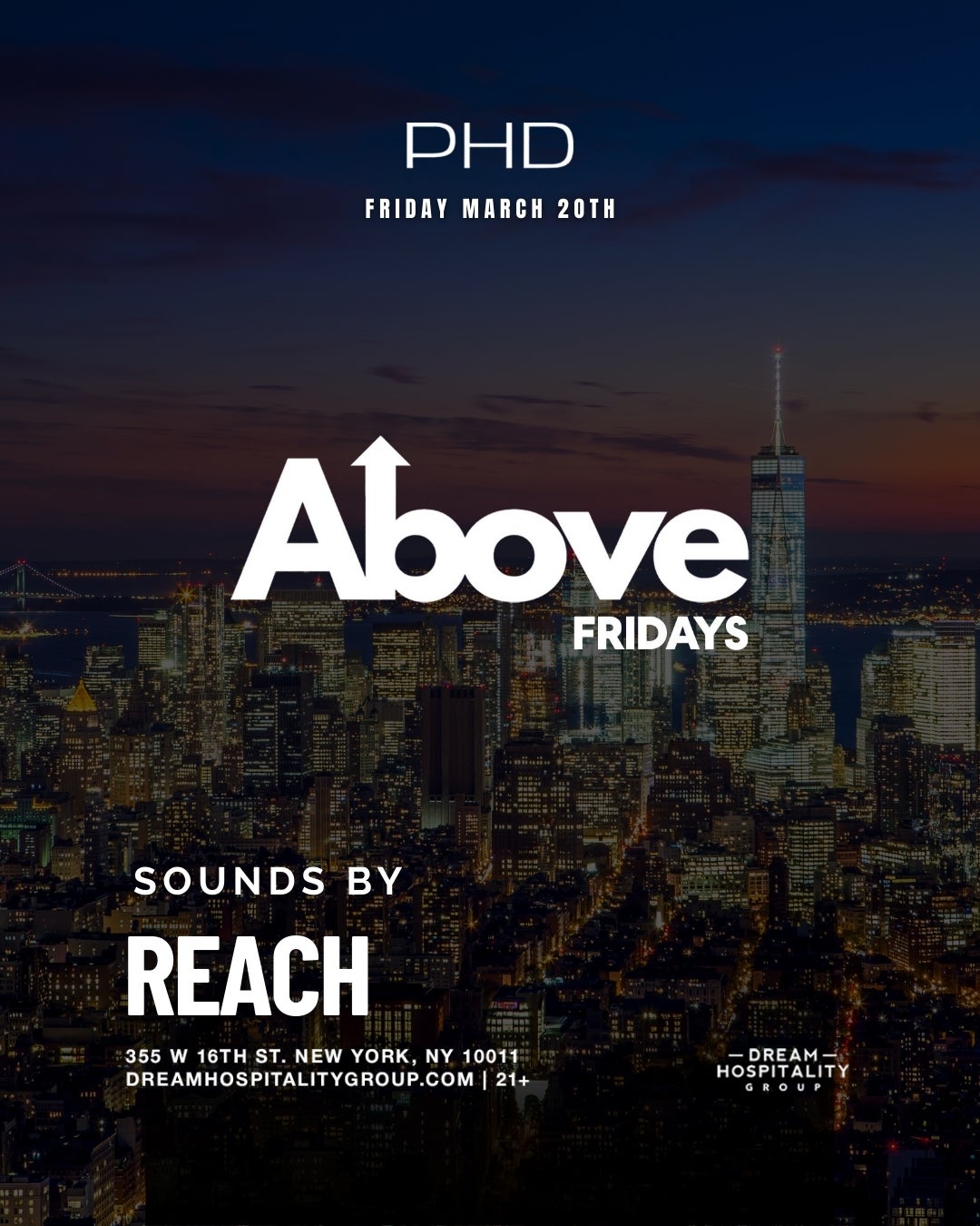 3/20/2026 – Above Fridays – PHD Lounge