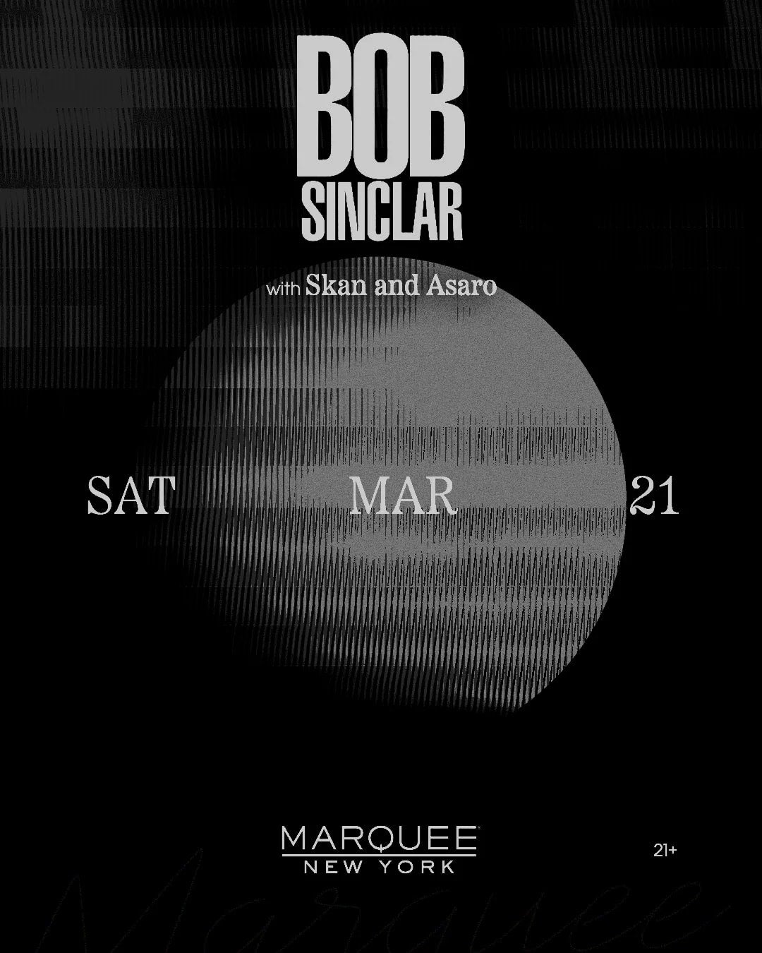 3/21/2026 – Bob Sinclar – Marquee