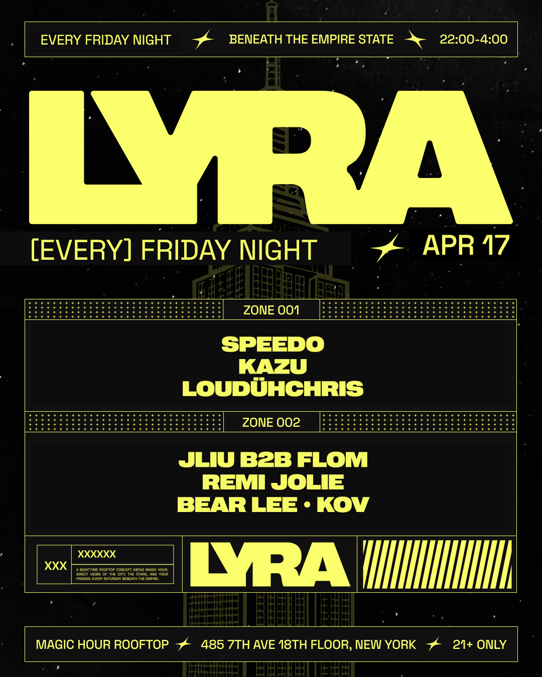 4/17/2026 – Lyra Rooftop Party  – Magic Hour Rooftop