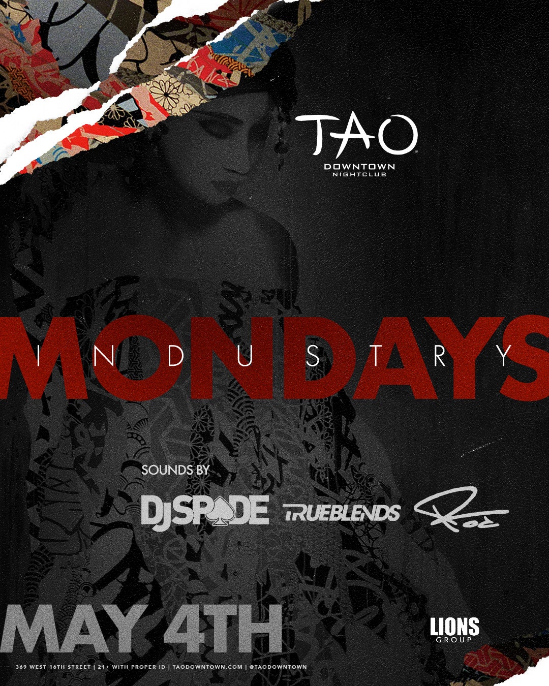 5/4/2026 – SPADE / TRUEBLENDS / ROD – TAO Downtown Nightclub