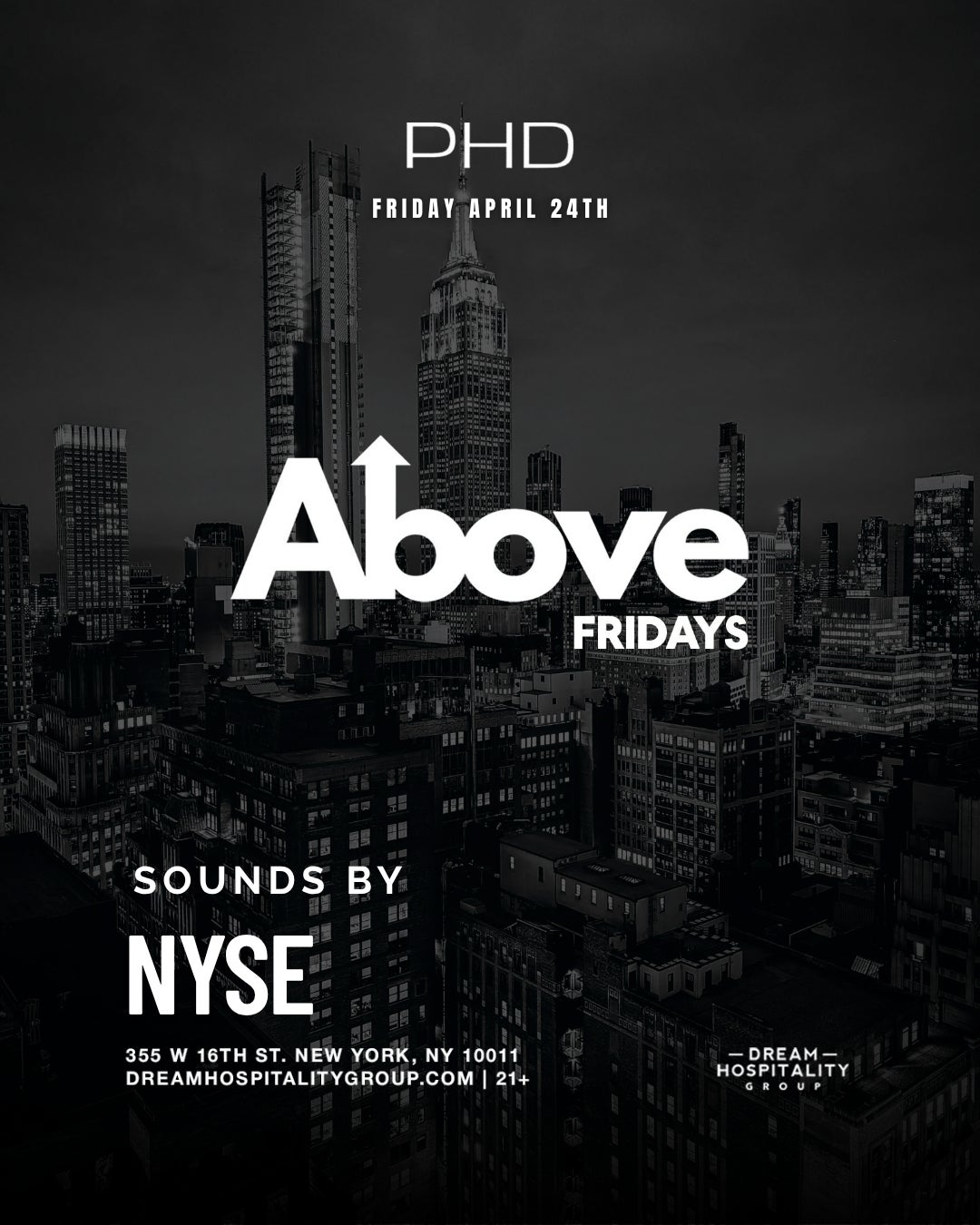4/24/2026 – Above Fridays – PHD Lounge