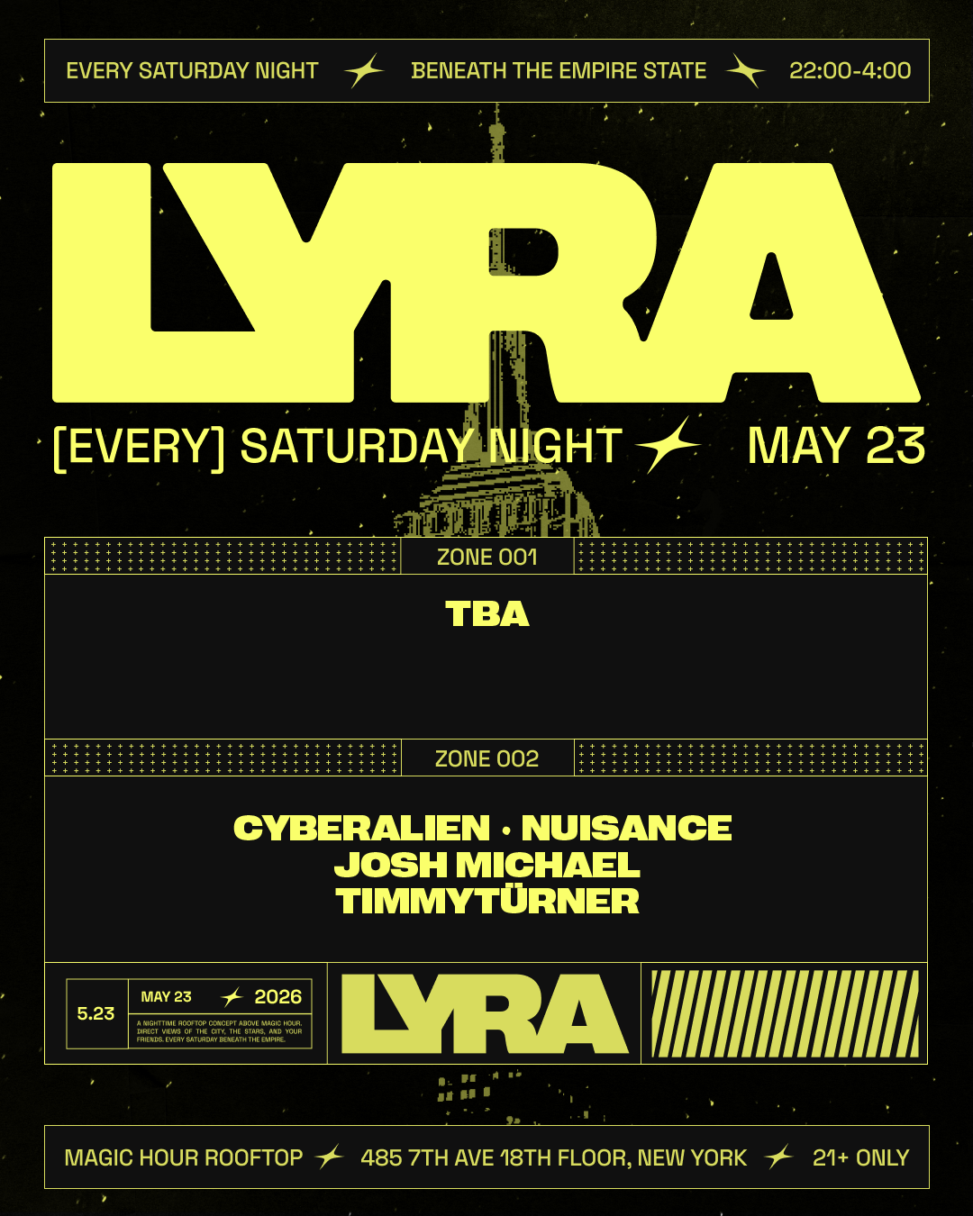 5/23/2026 – Lyra Rooftop Party – Magic Hour Rooftop