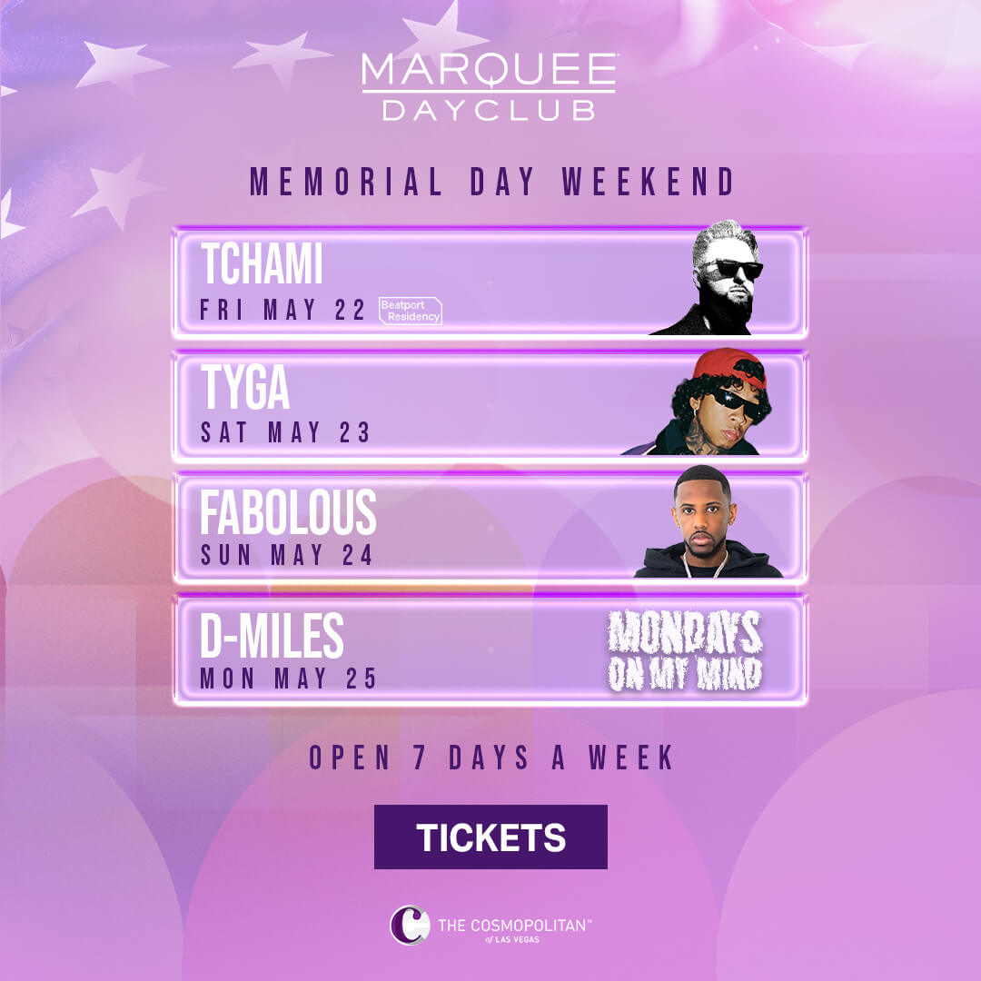 marquee memorial day weekend