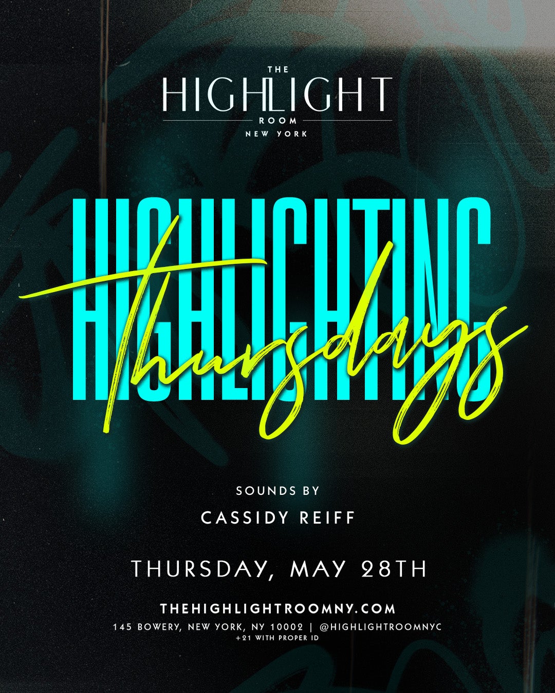 5/28/2026 – Cassidy Reiff – The Highlight Room