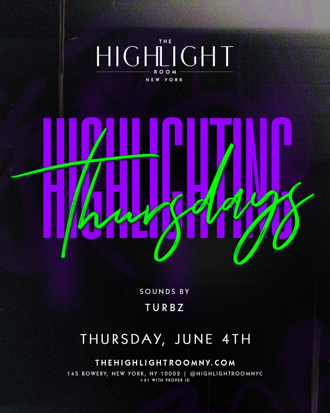 6/4/2026 – Turbz – The Highlight Room