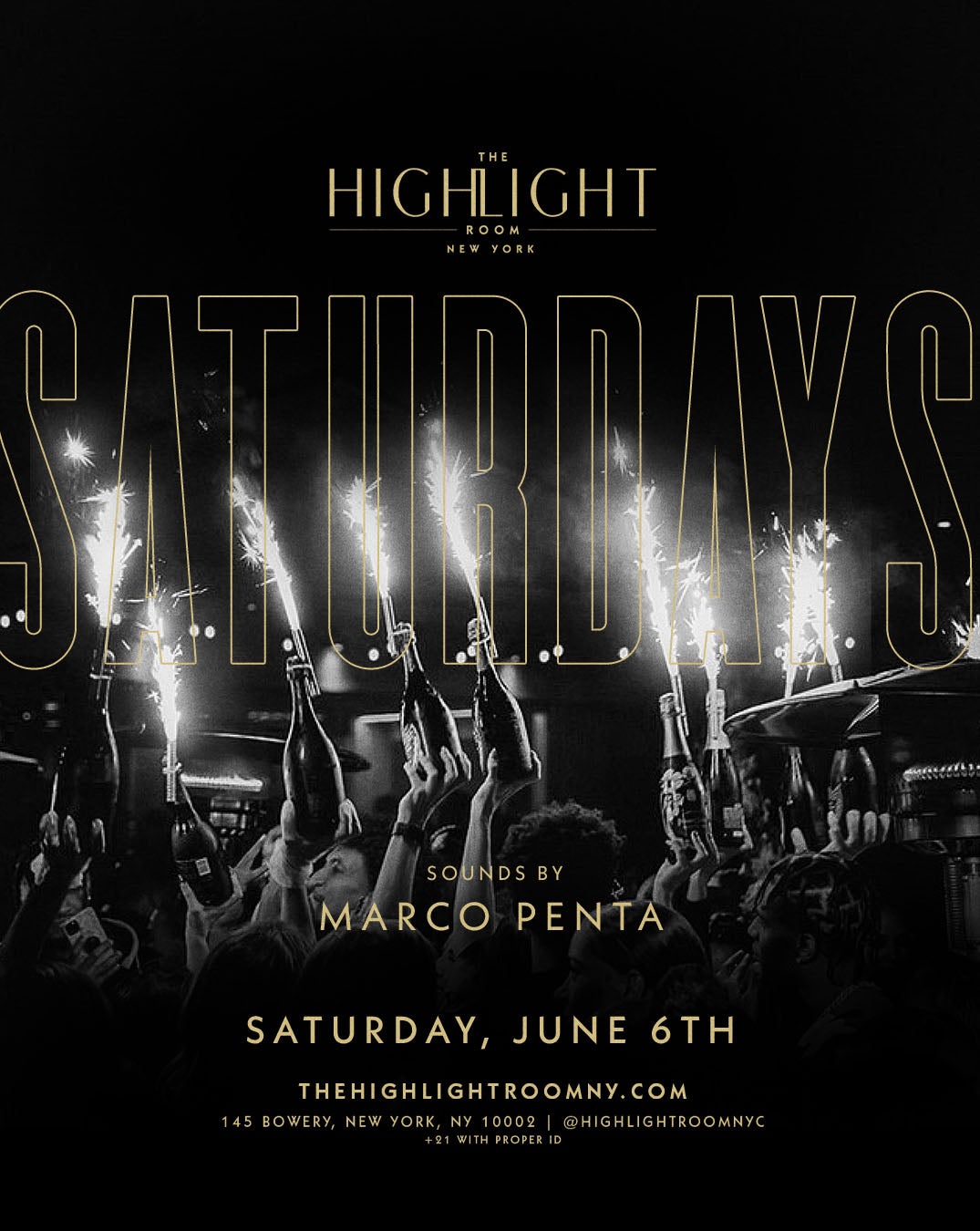 6/6/2026 – Marco Penta – The Highlight Room