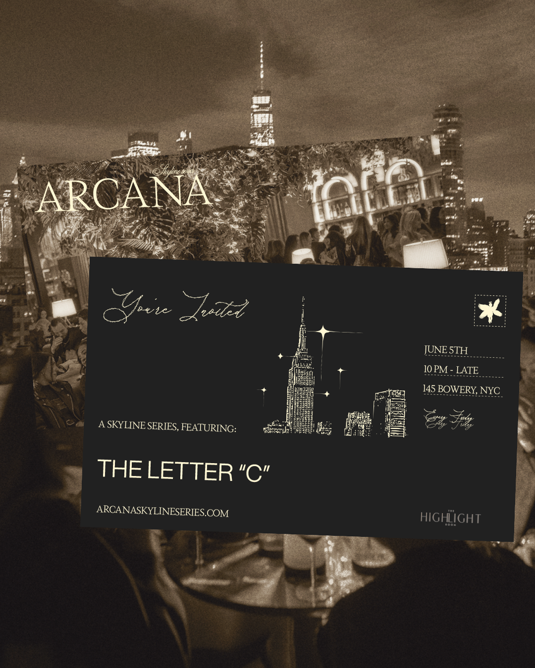 6/5/2026 – Arcana Skyline Series – The Highlight Room