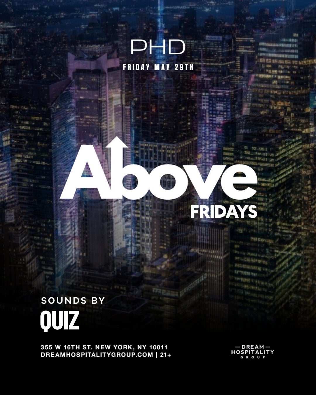 5/29/2026 – Above Fridays – PHD Lounge