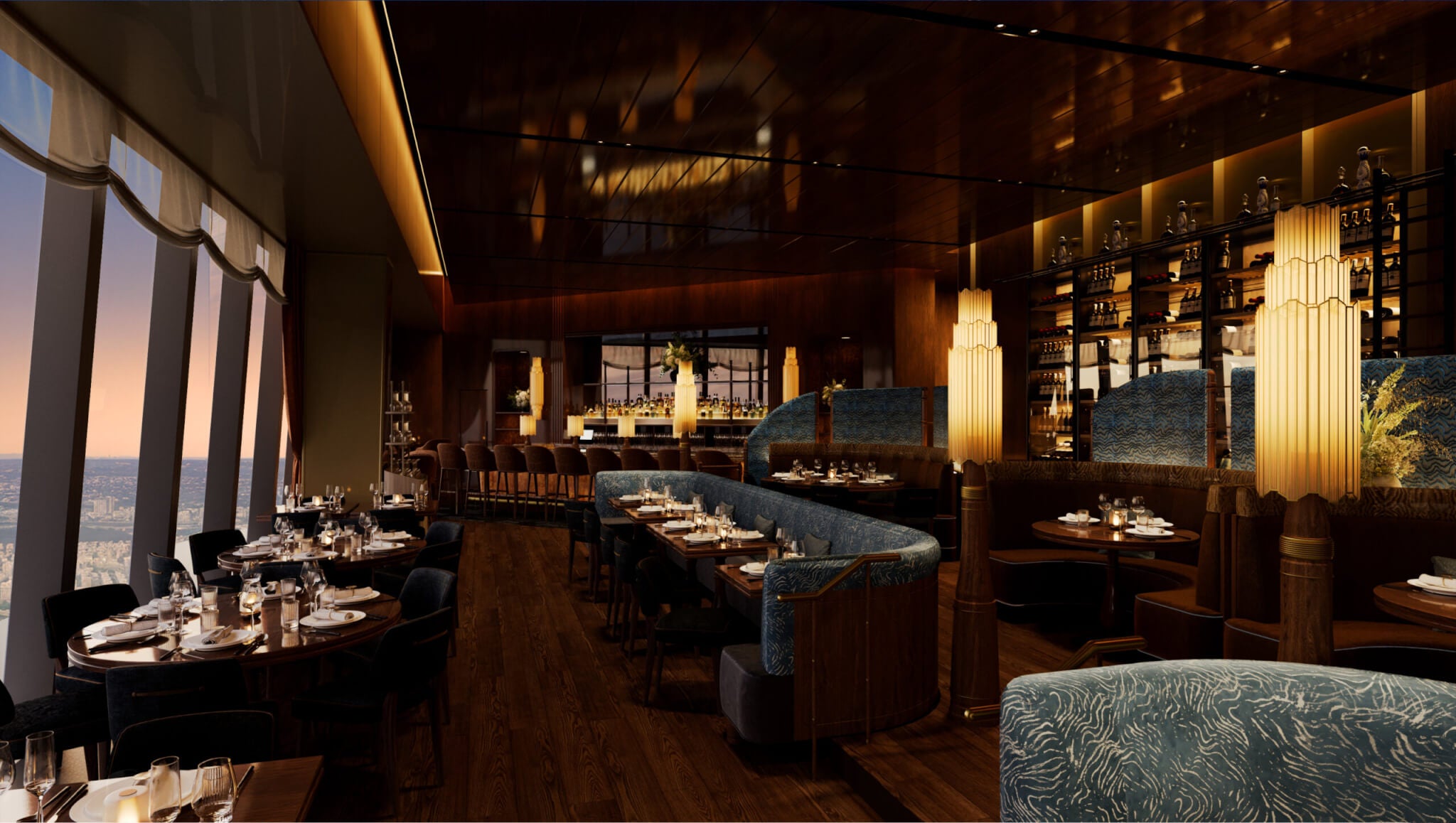 Peak with priceless dining room