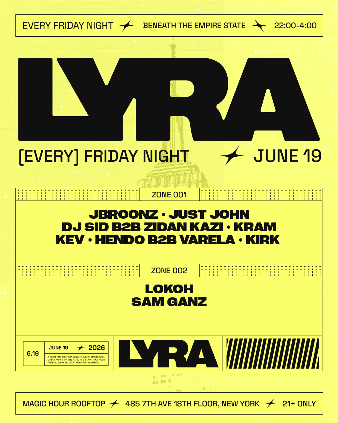 Lyra Rooftop Party | Fridays