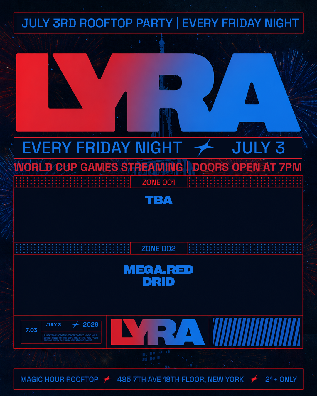 Lyra Rooftop Party | Fridays