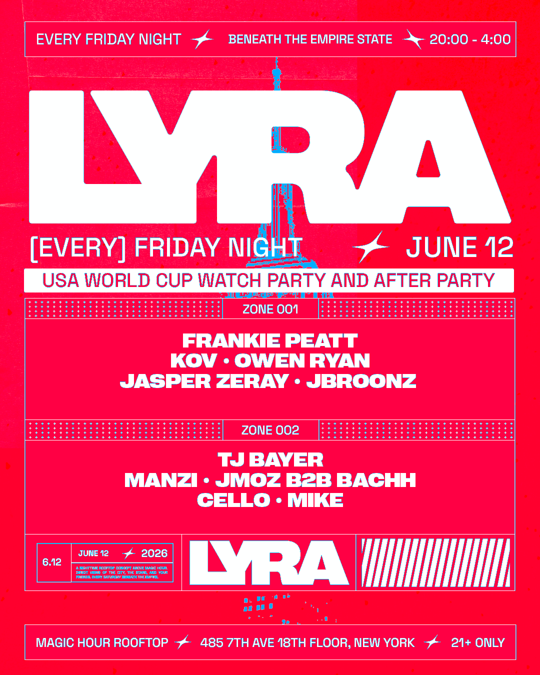 6/12/2026 – Lyra Rooftop Watch Party – Magic Hour Rooftop