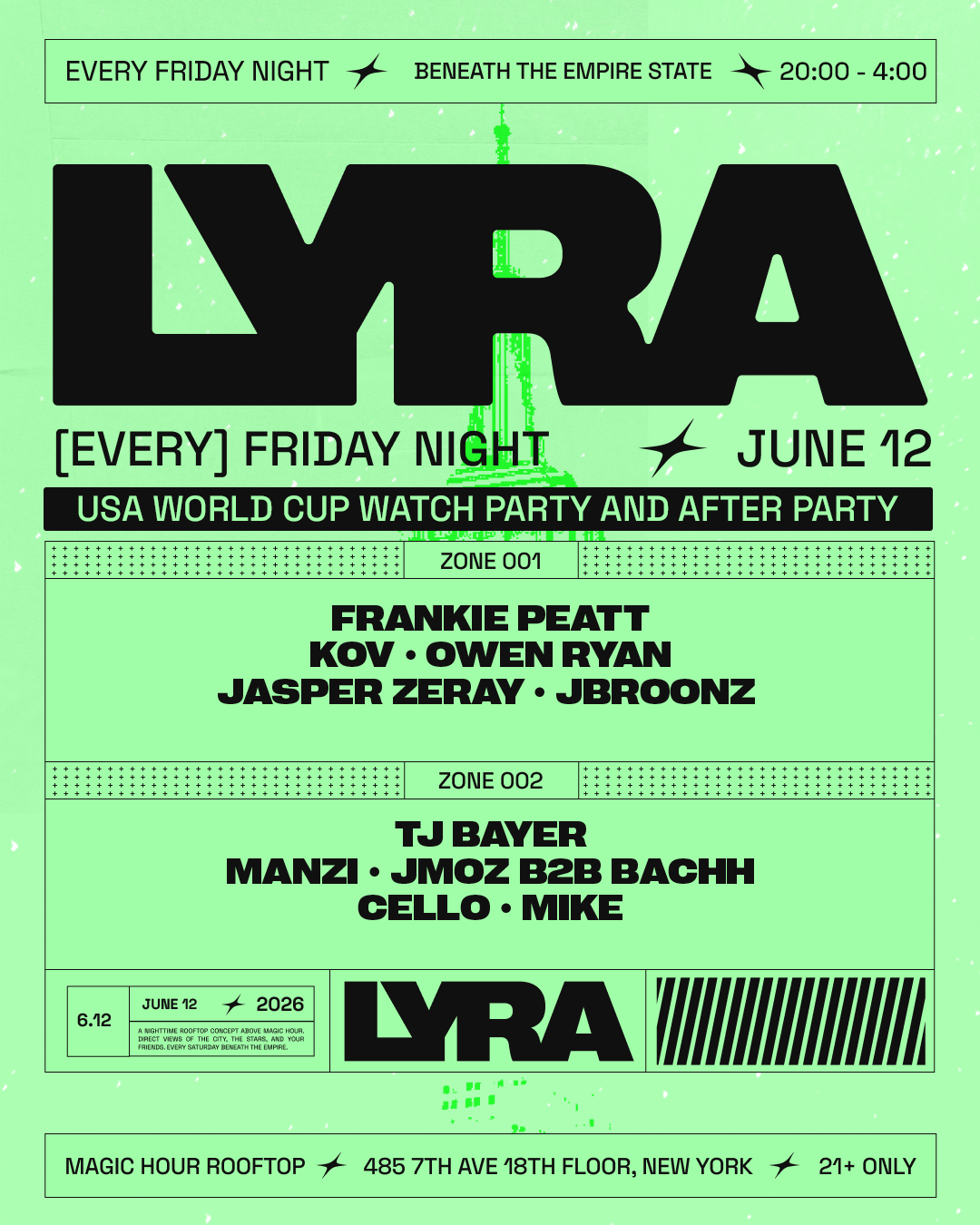 6/12/2026 – Lyra Rooftop Party | Fridays – Magic Hour Rooftop