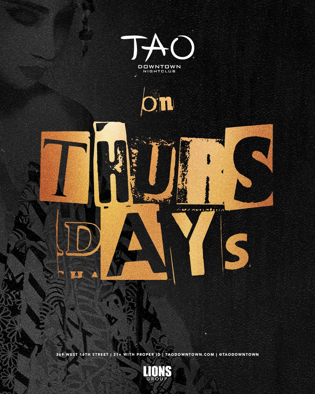 8/13/2026 – Thursdays – TAO Downtown Nightclub