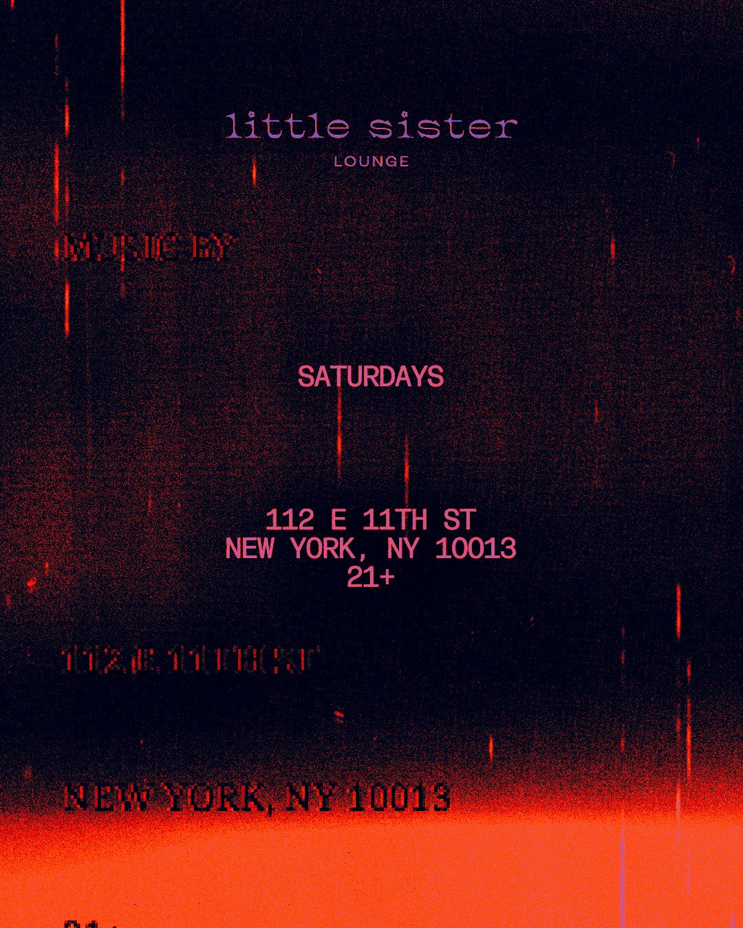 8/22/2026 – Saturdays – Little Sister Lounge