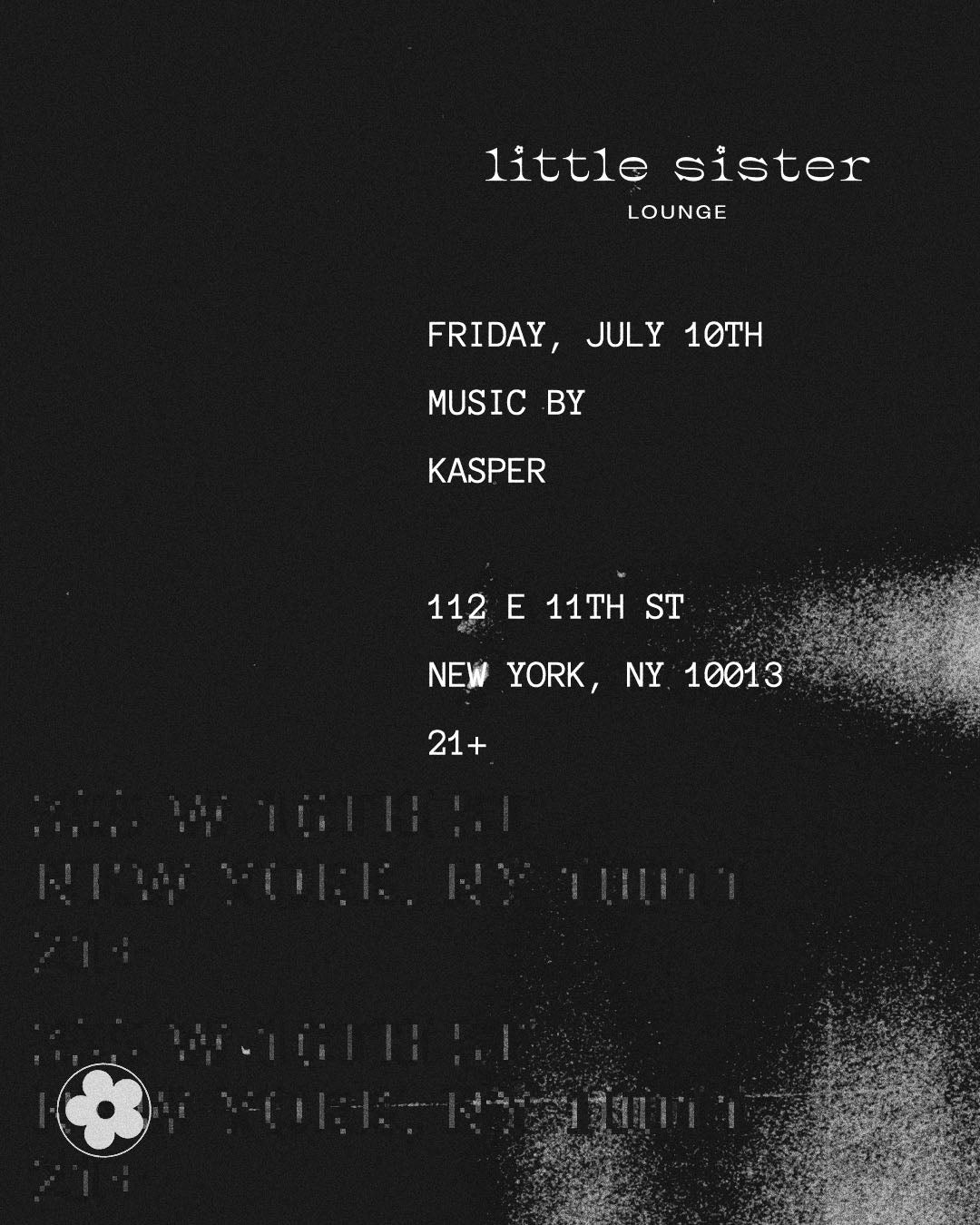 7/10/2026 – Kasper – Little Sister Lounge