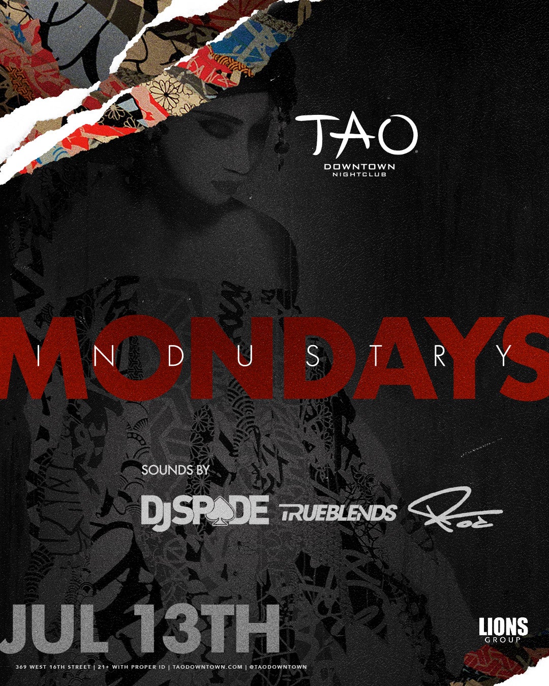7/13/2026 – Spade – TAO Downtown Nightclub