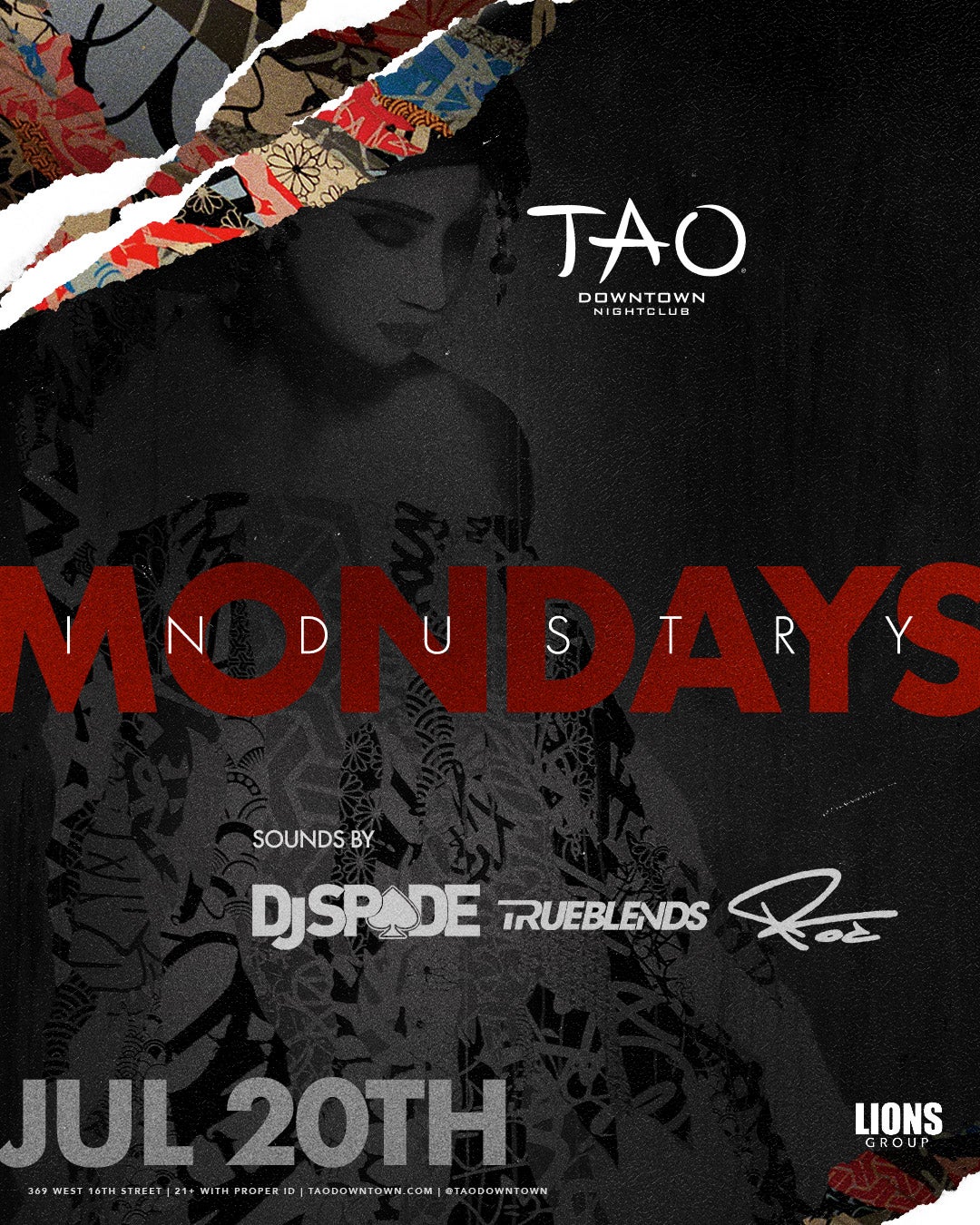 7/20/2026 – Spade – TAO Downtown Nightclub
