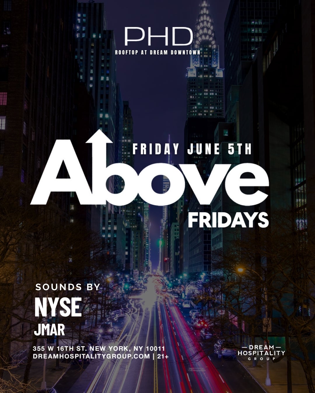6/5/2026 – Above Fridays – PHD Lounge