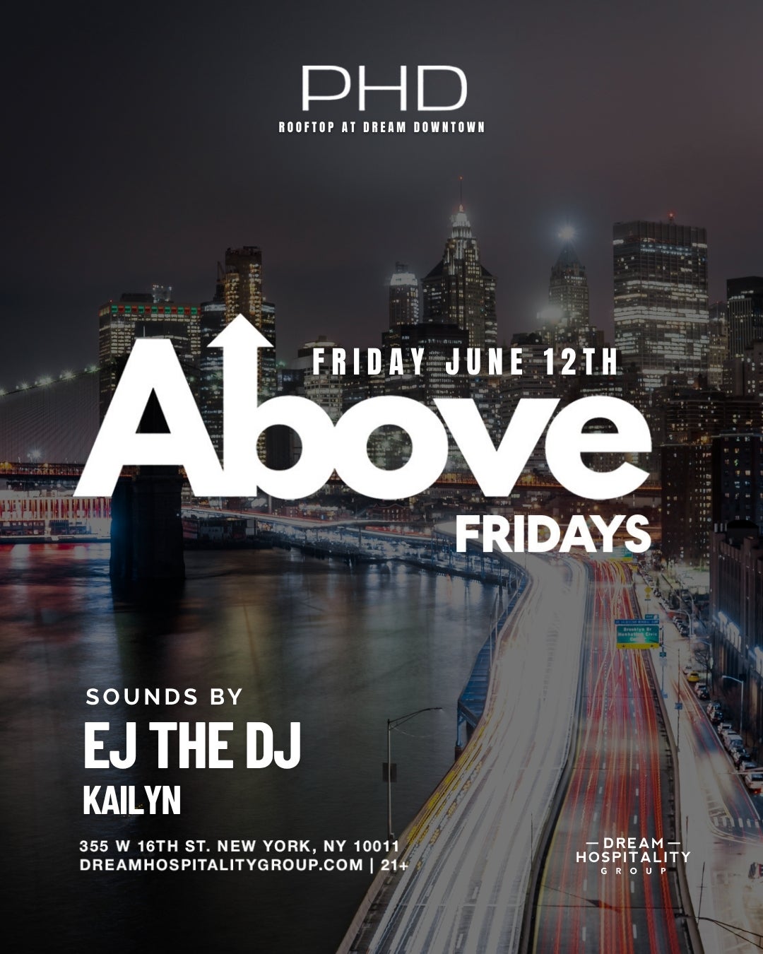 6/12/2026 – Above Fridays – PHD Lounge