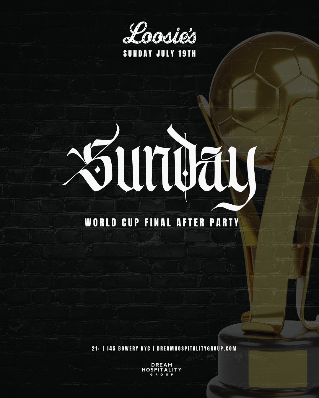 7/19/2026 – Sunday Night – Loosie’s Nightclub
