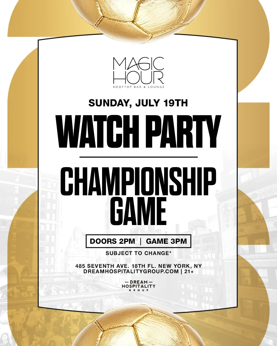 7/19/2026 – Watch Party – Magic Hour Rooftop