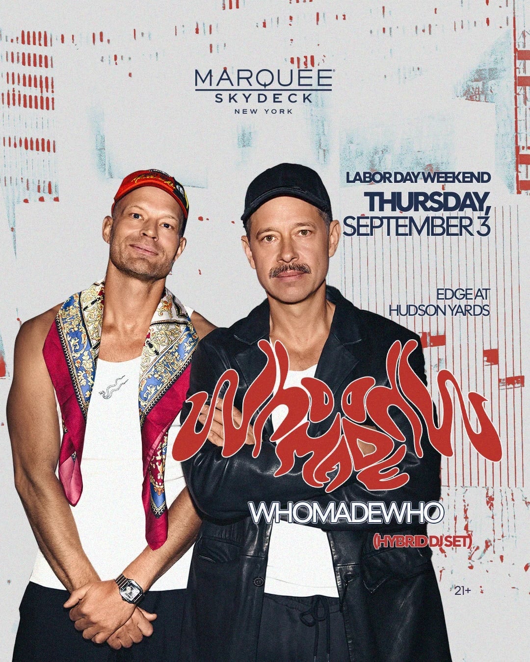 9/3/2026 – WhoMadeWho (Hybrid DJ Set) – Marquee Skydeck