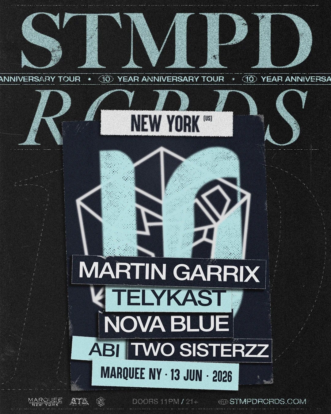 martin garrix マーティンギャリックス　直筆　サイ　色紙 6/13/2026 - Martin Garrix - Marquee - Tao Group Hospitality
