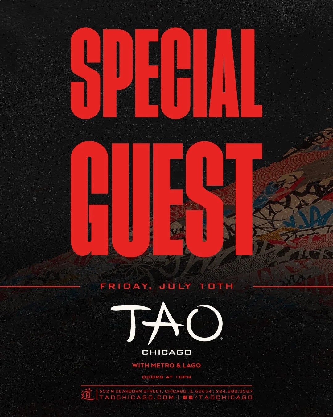 7/10/2026 – SPECIAL GUEST – TAO Nightclub