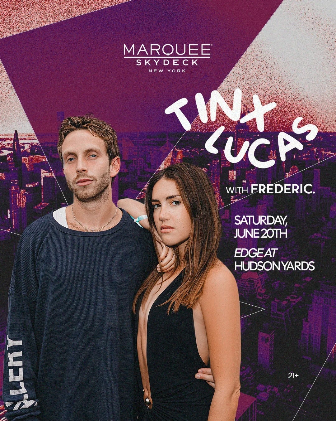 6/20/2026 – Tinx & Lucas – Marquee Skydeck