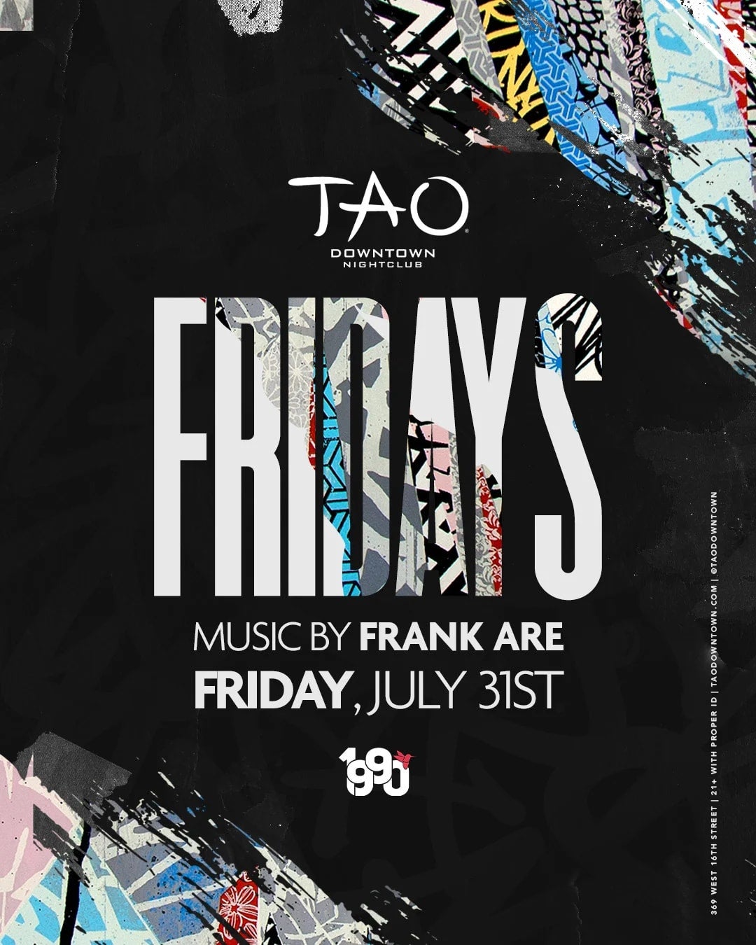 7/31/2026 – Frank Are – TAO Downtown Nightclub