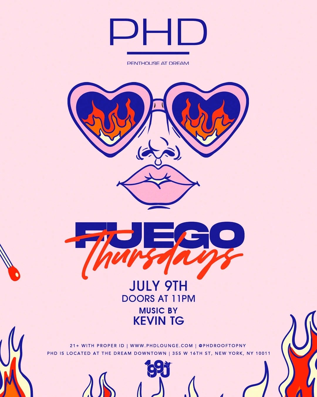 7/9/2026 – Fuego Thursdays – PHD Lounge
