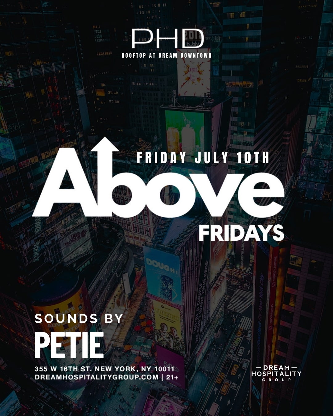 7/10/2026 – Above Fridays – PHD Lounge