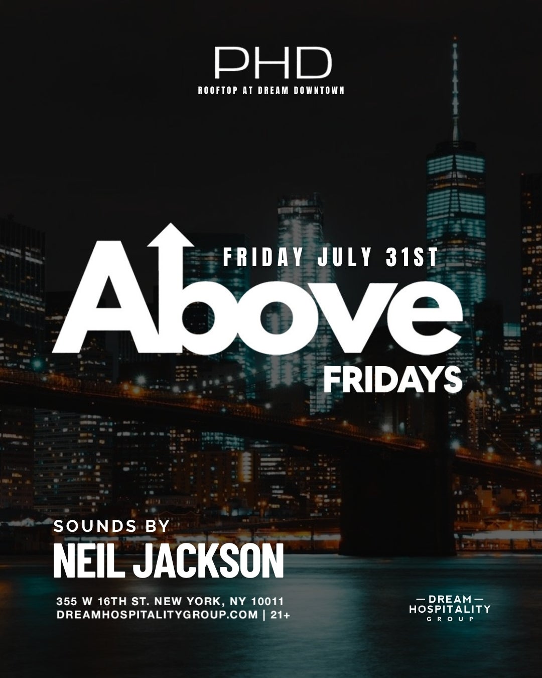 7/31/2026 – Above Fridays – PHD Lounge