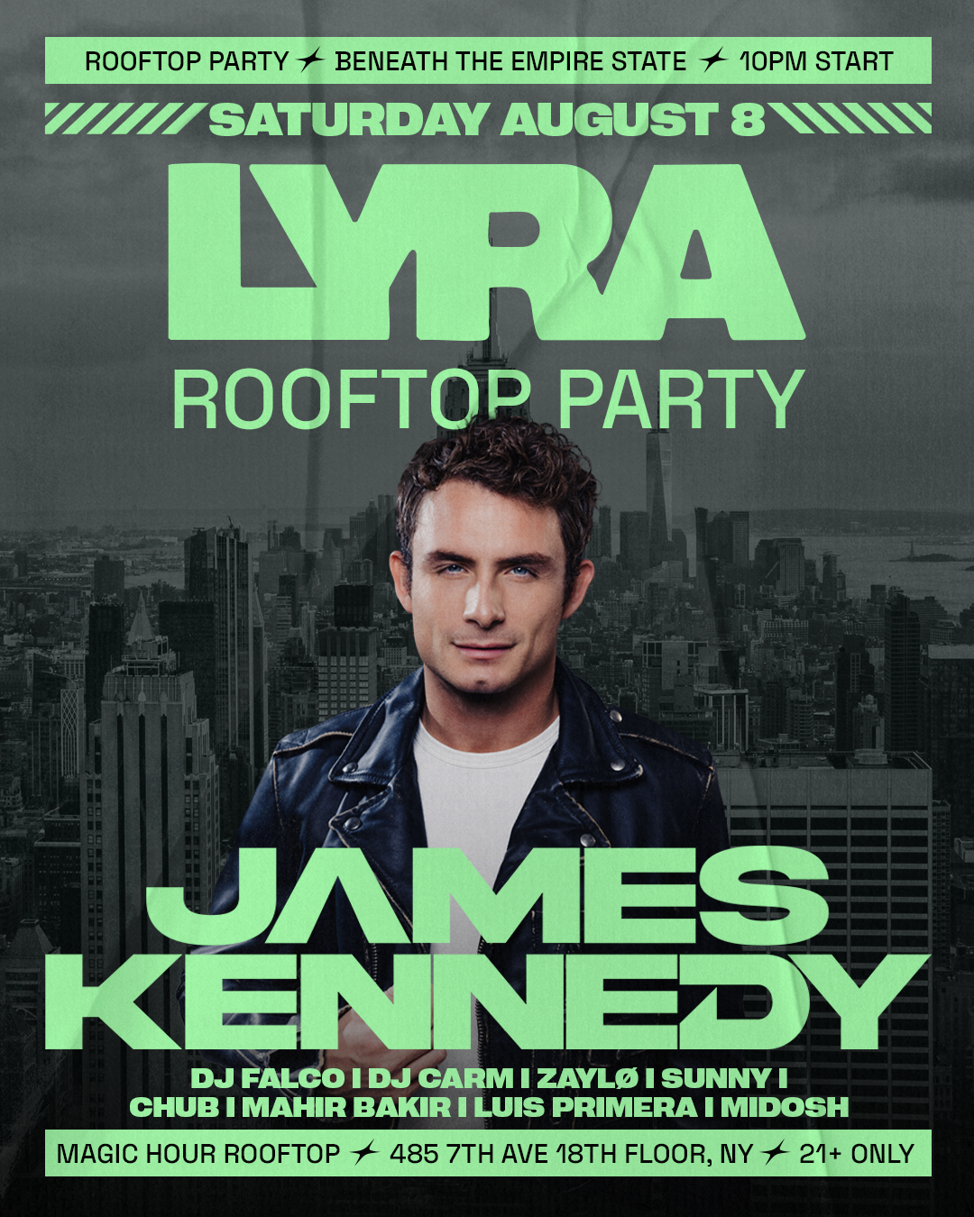 8/8/2026 – Lyra Rooftop Party | Saturdays – Magic Hour Rooftop