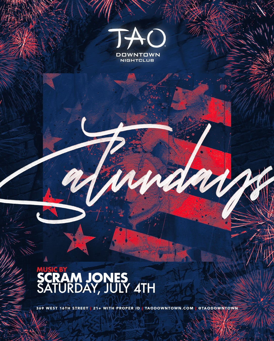 7/4/2026 – Scram Jones – TAO Downtown Nightclub