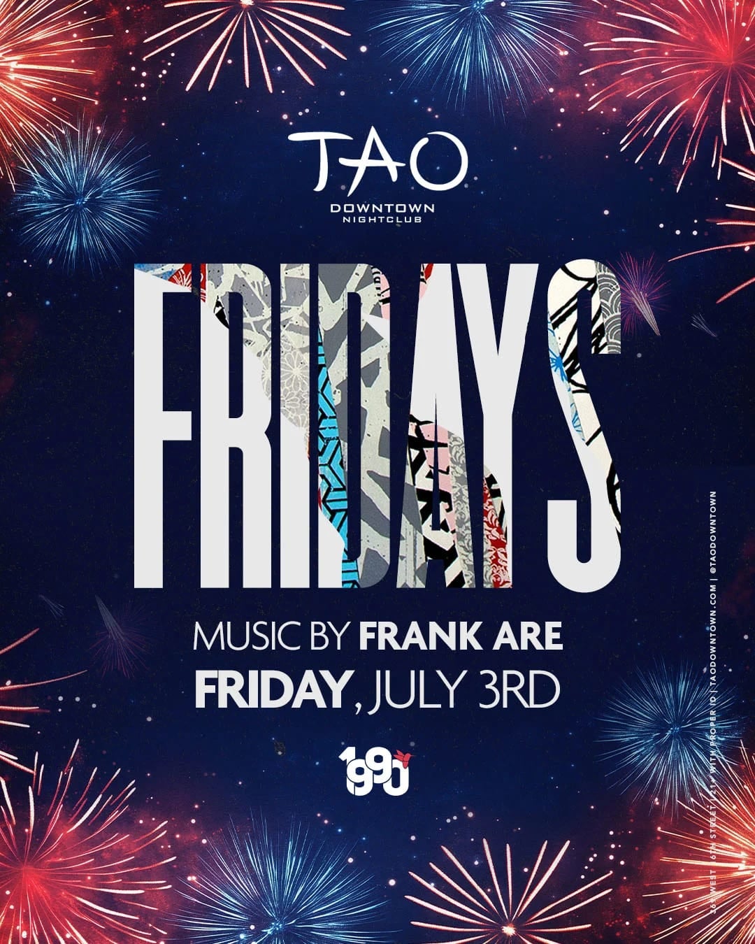 7/3/2026 – Frank Are – TAO Downtown Nightclub