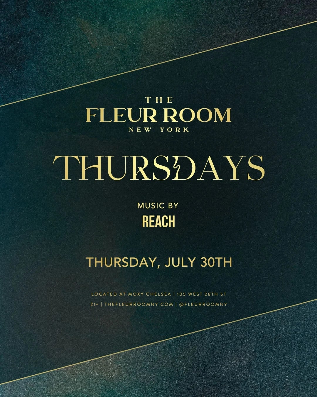 7/30/2026 – Reach – The Fleur Room